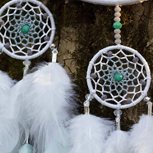 White Feathers For Crafts Dreamcatcher Fringe Trim Colored Feathers （100Pcs White） #TOP4
