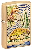 Zippo Lizard Fusion High Polish Brass Pocket Lighter