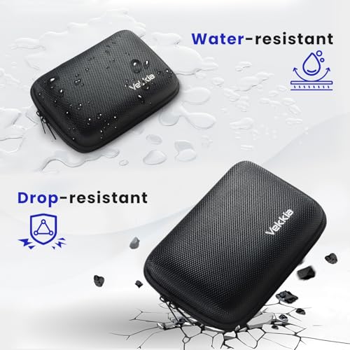 Image of Vekkia Case for Book Light with Charger, Compatible Book Light, Portable Storage Carrying Holder for USB Cable, Case Only
