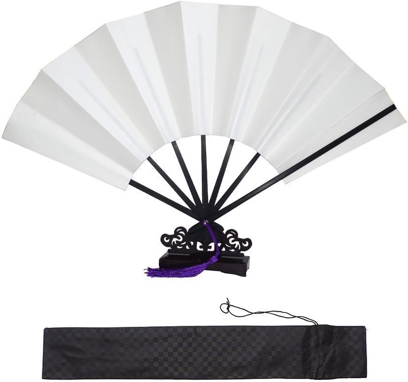Japanese Paper Fan, Folding Hand Fan, Traditional Handmade, Double-sided Paper. Japanese Decoration, Special Gifts.