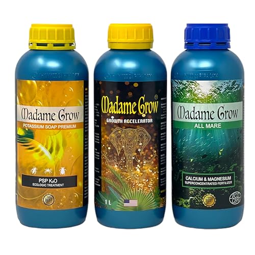 Madame Grow Concime Naturale Crescita e Fioritura 3x1L