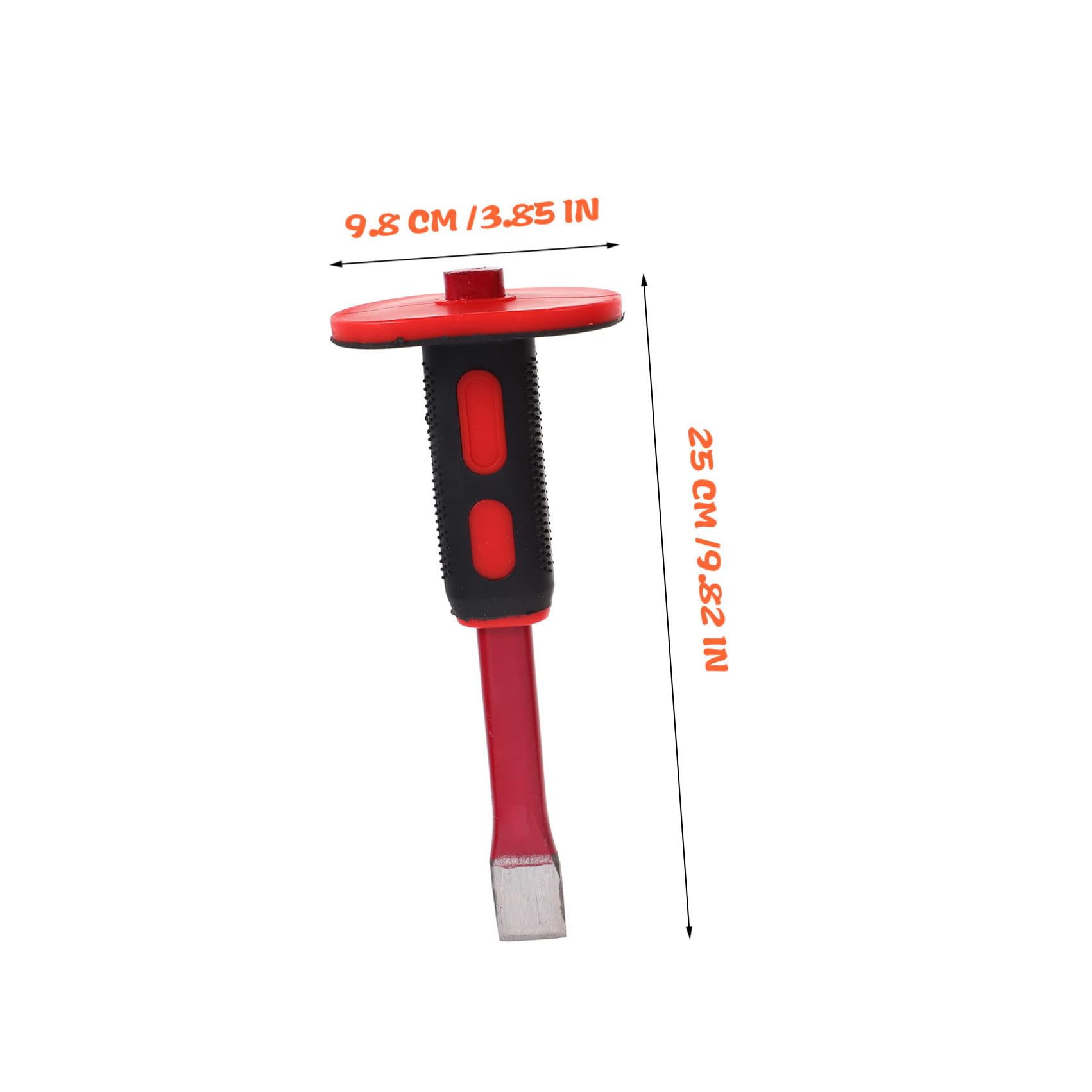 Cabilock Set Scalpelli da Demolizione 250 Mm in Acciaio Cromo Vanadio Protezione Mano Ergonomica, Scalpello Piatto e Punta per Calcestruzzo, Muratura e Lavorazioni Pesanti, Utensili