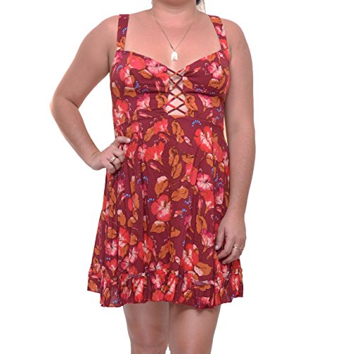 Robe minidress rouge style bohème Lattice Lovers taille Medium