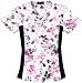Cherokee Women's V-Neck Knit Panel Top Plus-Size