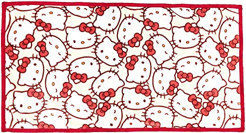 丸眞 ロングブランケット サンリオ ハローキティ フェイシーズキティ H80×W150cm かわいい ふわふわ おしゃれ 防寒グッズ 3245010800