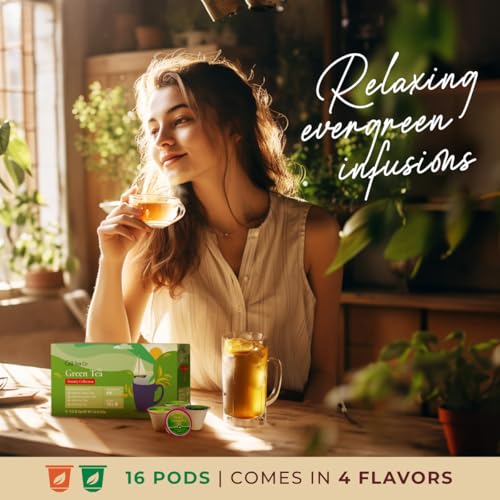 Image of Green Tea Pod Gift Set (16 Count) - 4 Flavors Assorted Variety Pack