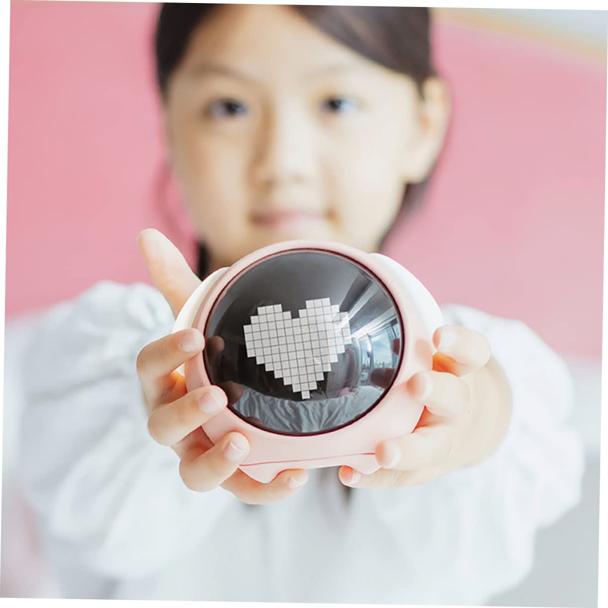 LIFKOME Digitaler LED Kinderwecker mit Ausdruck 1500mah Akku Sprachsteuerung und Nachtlicht für Jungen und Mädchen Abs PC Silikon Material