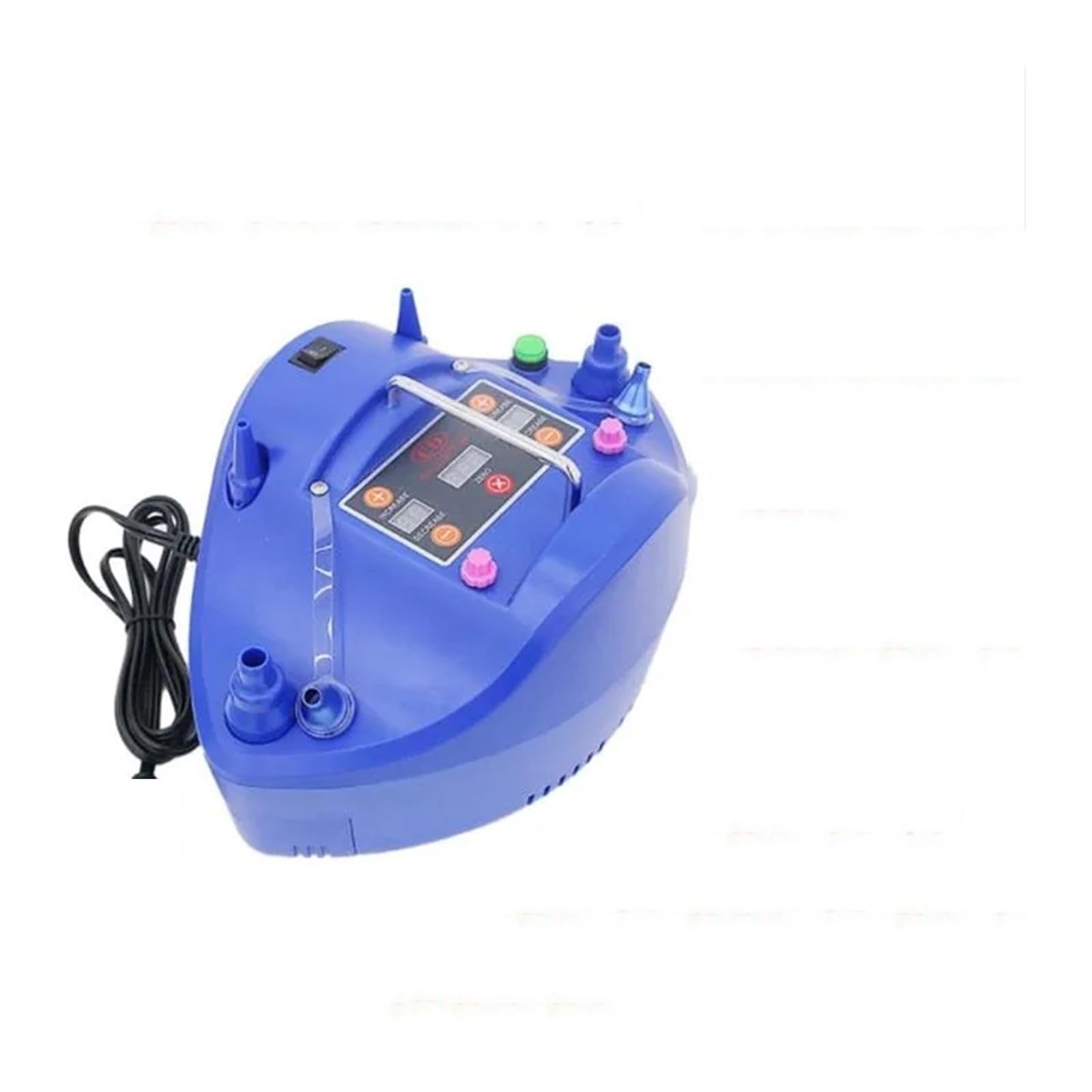 CD-608 Electric Precision Balloon Pump Quantitative Inflator with Digital Timer Counter Foot Switch for DIY Use(Blue)