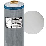 SANLO SHOPS Rollo de Malla Mosquitera de Alta Densidad - 30 m x 1.7 m Gris - Resistente a Rayos UV y Productos Químicos,...