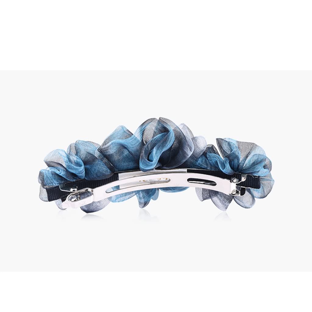 Cintas Para el Pelo de Cola de Caballo Clips de pelo hechos a mano Rhinestone Flower Clips de pelo elegante temperamento de pelo clips de caballo pinzas de pelo clips de pelo clips horizontales Acceso