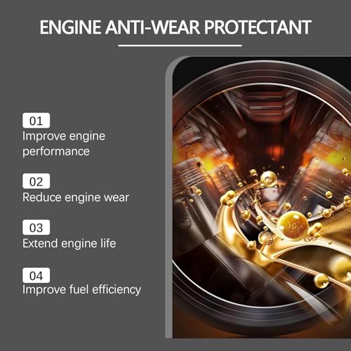 ROPTINK Anti-Wear Engine Treatment Oil Additive, Highly Effective Engine Anti-Wear Protectant, Transmission Fluid Additive for Car, Noise Reduction and Shaking Cure (5pcs)