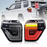 LED Tail Lights fits for Toyota 4Runner 2010-2021,Rear Light with Sequential Turn Signal/Starting...