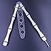 CONBEE Practice BALISONG Metal Butterfly Trainer Knife with Sheath Box