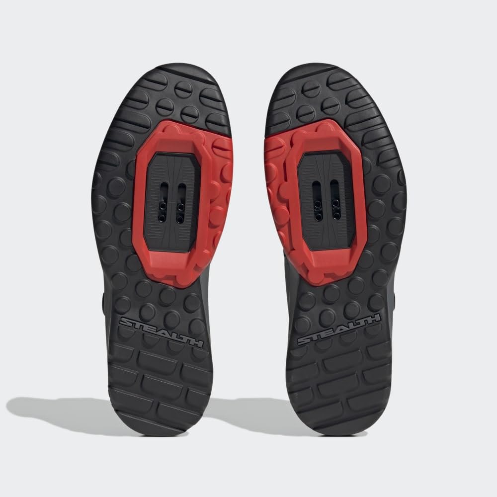 Adidas Five Ten Trailcross Pro Clip-in W - Tenis de Bicicleta de montaña para Hombre, Grey Five/Core Black/Red