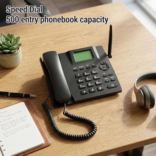 Teléfono inalámbrico Yunseity 2G GSM con doble SIM miniatura 4