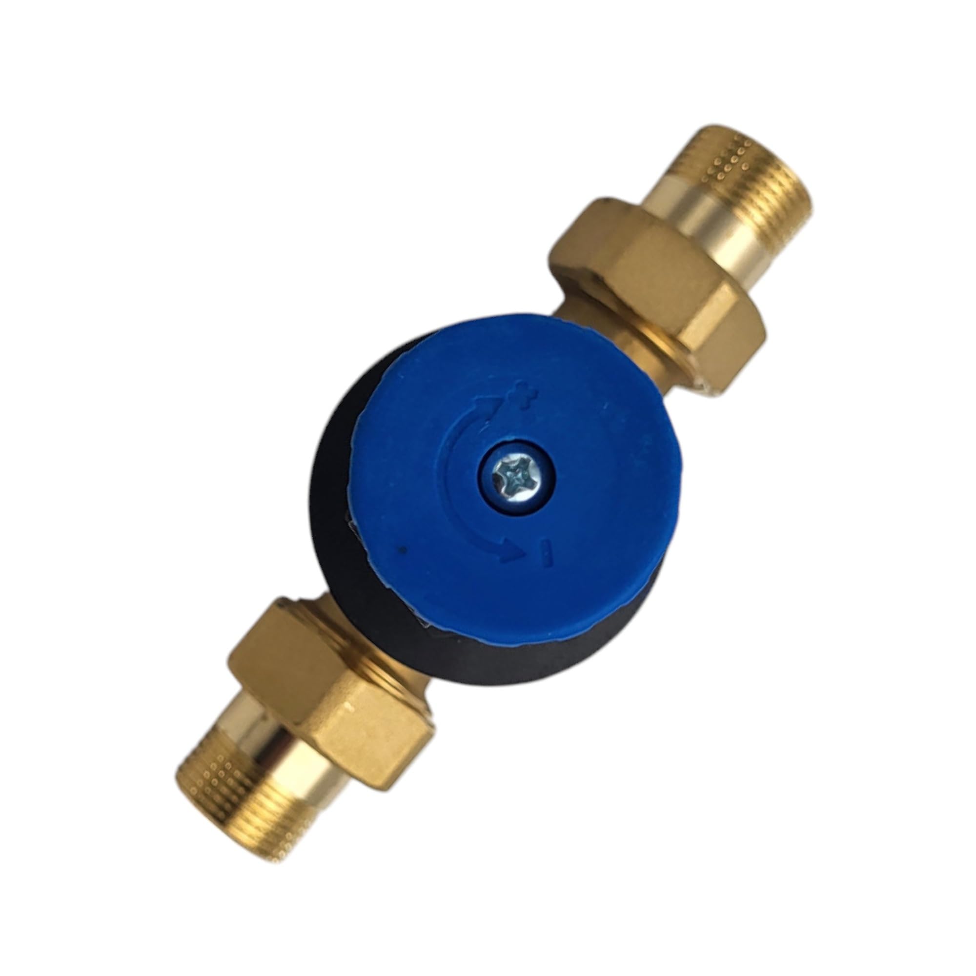 zbs24 Druckminderer für Wasser DN20-3/4 Zoll delphisXpert DRV mit Anschlussverschraubungen Aussengewinde - Handwerkerqualität DVGW geprüft - inkl. Manometer 0-10 bar