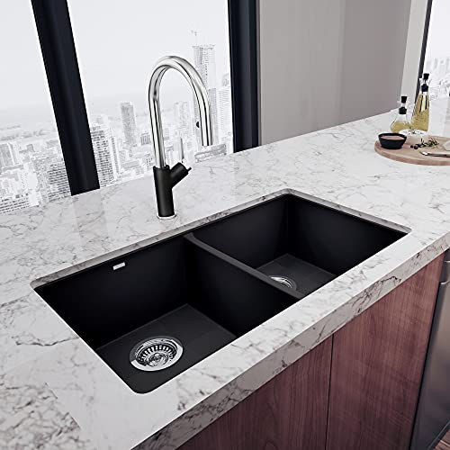Blanco 516322 Precis 50/50 Kitchen Sink, Equal Double Bowl, Anthracite #TOP1