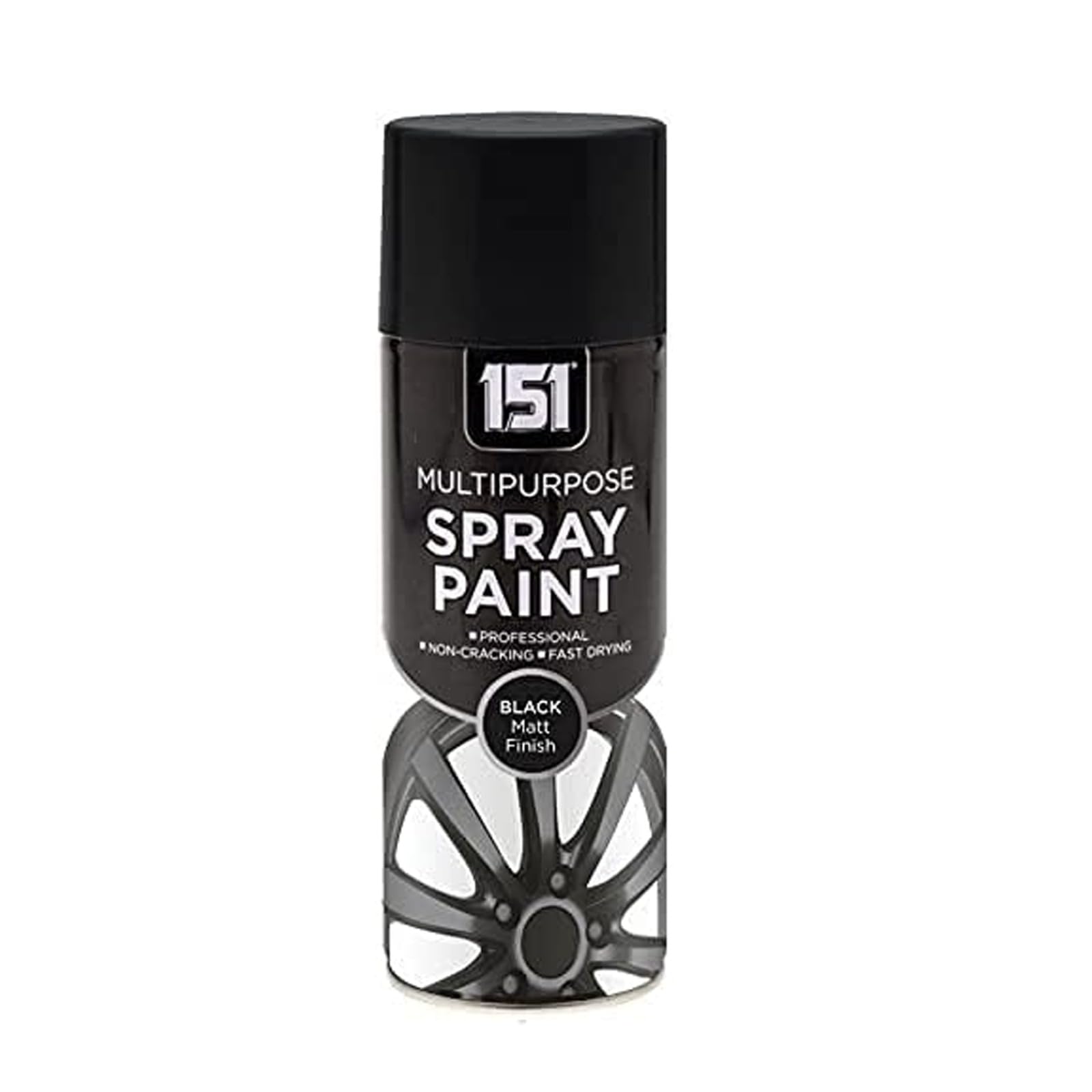 Ysamax 1Pcs 151 Professional Black Matt Spray, Stunning Black Matte Finish, Fast-Drying Formula, Long-Lasting Durability, Aerosol Form, Versatile Uses, 400Ml, (1Pcs)