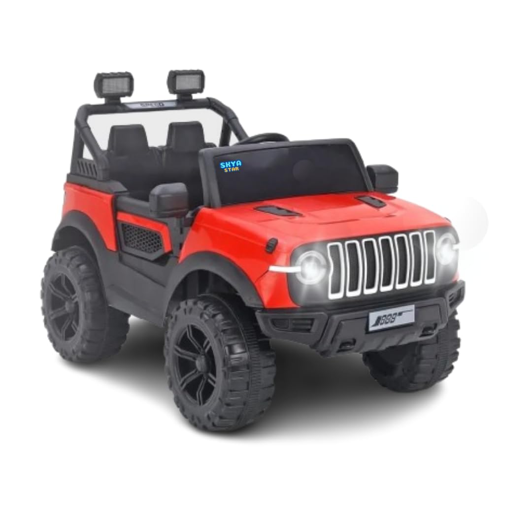 SKYA STAR Thar 888 Battery Operated Jeep for Kids Ride on Toy Kids Car with Music & Light Electric Car Jeep Battery Car for Kids to Drive [2 to7 Years, Red] (B0D88HVCKN) Amazon Price History, Amazon Price Tracker