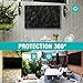 REDRICH 600D Heavy Duty Outdoor TV Cover for 22-24 inch TV, Upgraded Waterproof and Dustproof TV Screen Protectors with Zipper for Outside