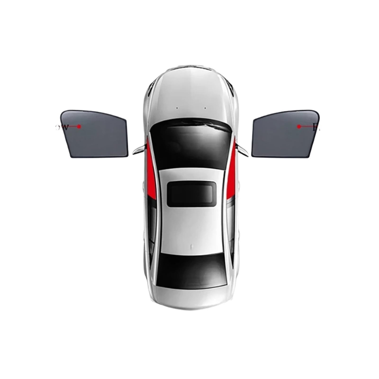 Zaslony Dzielace Samochód Do BMW X1 U11 IX1 2023-2024
