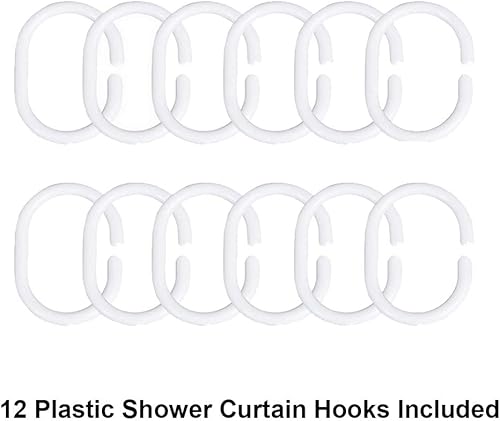 Miniatura 9 de BOYOUTH Cortina de ducha con estampado digital de pato amarillo y burbujas para decoración de baño, cortina de baño de tela impermeable de poliéster