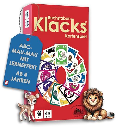 Buchstaben Klacks – Das ABC-Mau-Mau für Kinder | Lernspiel & Geschenk...