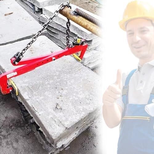 Drążek przesuwny zacisk do podnoszenia płyt granitowych, ciężki zacisk nożycowy do podnoszenia marmuru, bloczków betonowych, płyt łupkowych i kamieni pokładowych. Zaciski do podnoszenia (36 cali)