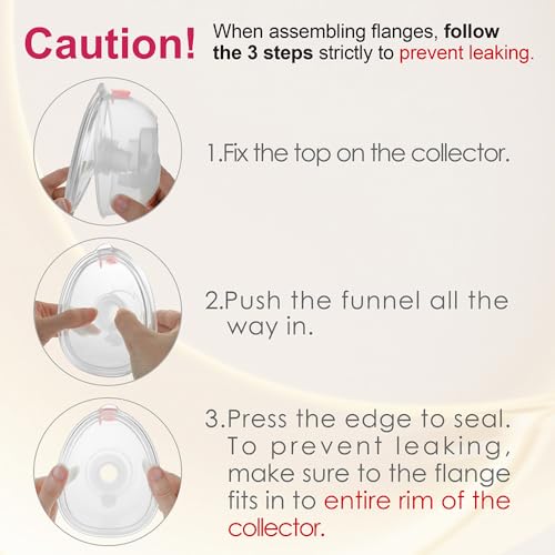 Image of Nenesupply 24mm Silicone Flanges Breastshields for Handsfree Wearable Collection Cups Work with Nenesupply Handsfree Wearable Collection Cups Only. Made of Food Grade Silicone. Gentle on Delicate Skin