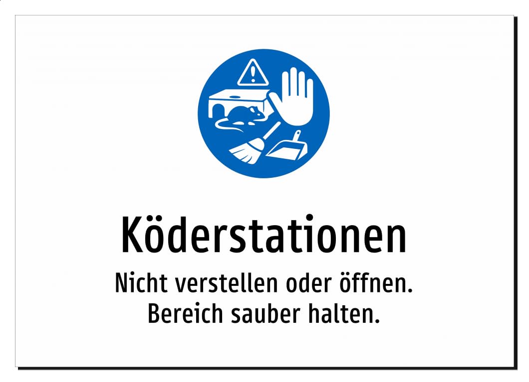 35047-DE-S-13 | Köderstationen - Nicht verstellen oder öffnen. Bereich