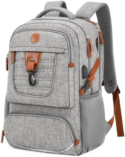 Travel Laptop Backpack For Men, Extra Larger 50L Backpack with USB Charging Port, Business Men Women College School Big Capacity Heavy Duty Computer Backpacks for Men, Waterproof