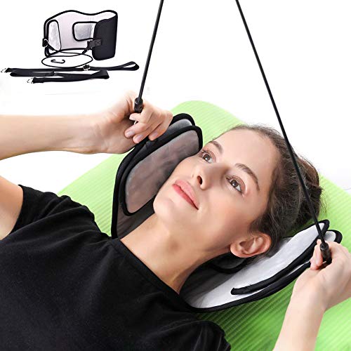 MOXIN Cuello Hamaca, Dispositivo Portátil De Tracción Cervical, para Descompresión del Cuello, Alivio del Dolor del Hombro, Terapia Física, Regalo De Relajación
