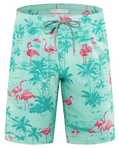 Image of APTRO Men's Long Swim Trunks with Mesh Lining Beach Bathing Suits Board Shorts Swimwear with Pockets and No Mesh