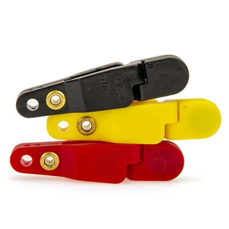 Set de 3 clips ajustables para línea de pesca miniatura 5