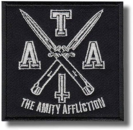 The Amity Affliction Patch Badge Embroidered Iron on Applique