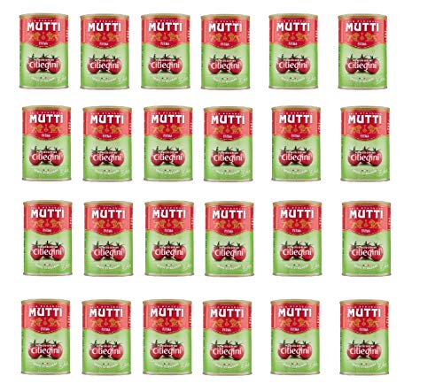 24xMutti Pomodorini Ciliegini Italian Cherry Tomatoes in Tomato Sauce for Pasta 400g 100% Italian!