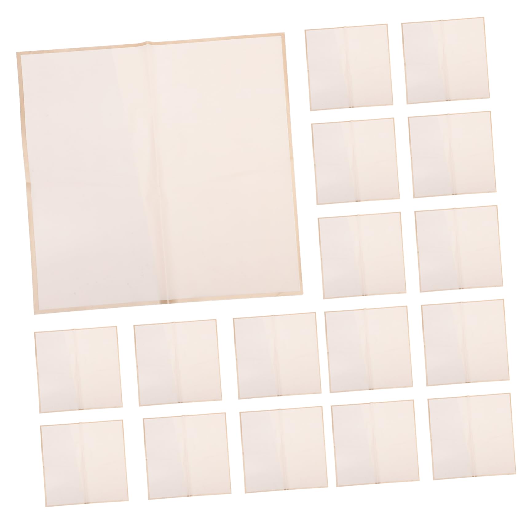 ERINGOGO 20 Sheets of Floral Wrapping Film Bouquet Wrap Artistic Flower Wrapping for Parties Decorative Flower Wrapper Sheets