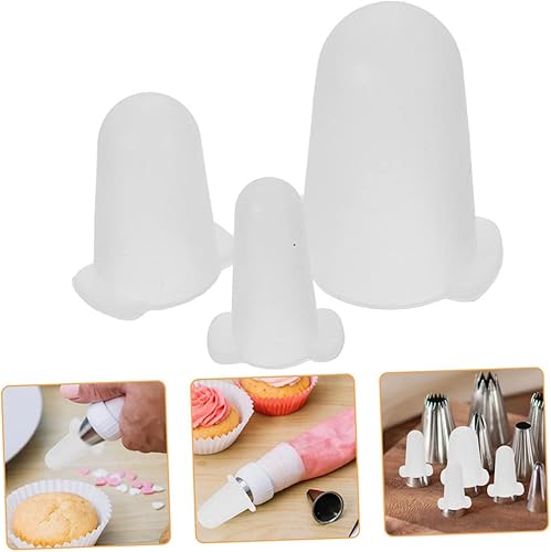 Miniatura 2 de 6 tapas protectoras para puntas de tuberías, cubiertas de puntas de tuberías de silicona, consejos de decoración de pasteles, consejos de decoración
