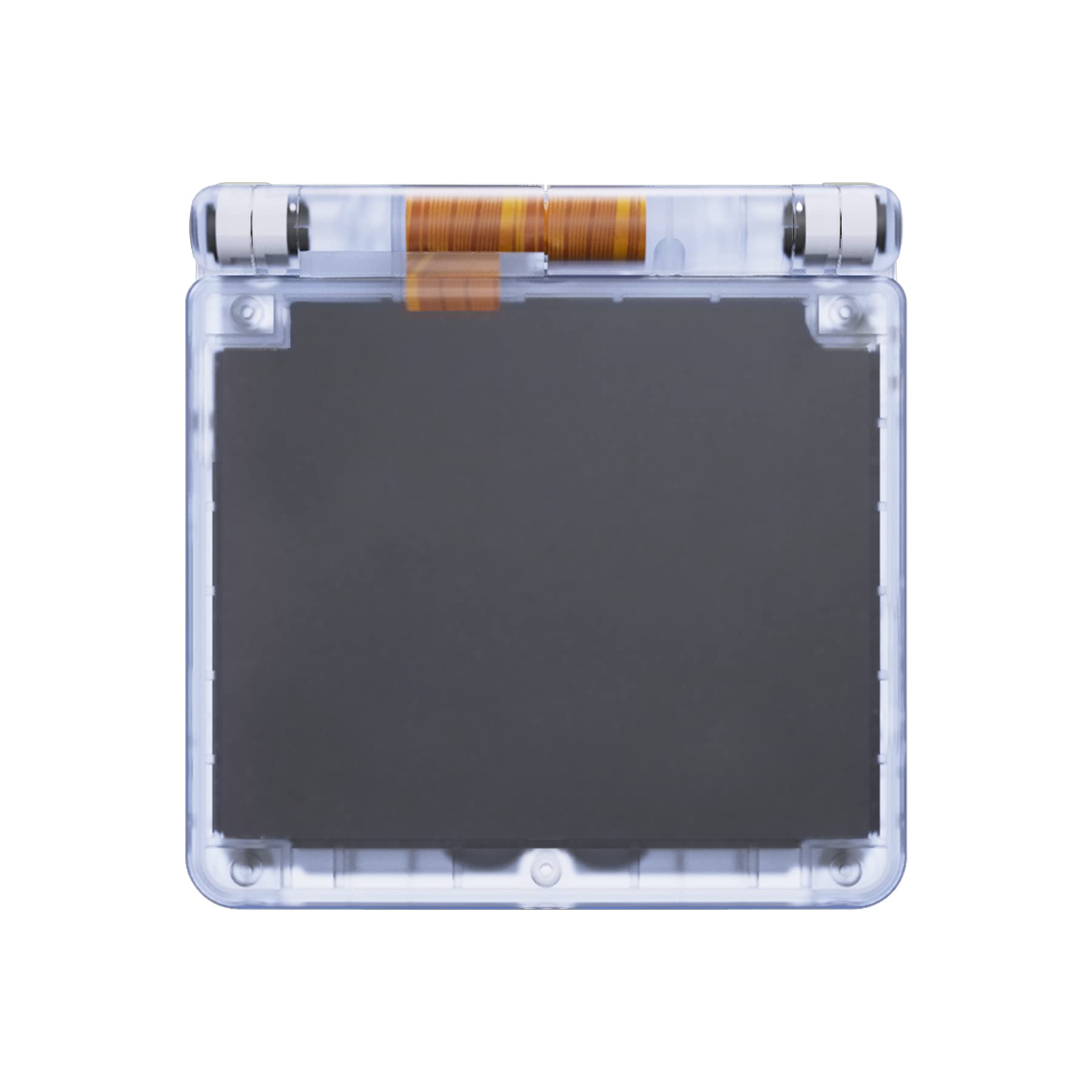 eXtremeRate Coque Customisée avec Boutons Complète pour Gameboy Advance SP GBA SP, Coque Série Transparente Compatible avec Écrans IPS et LCD Standard, Console et Écran Non Incluse,Bleu Glacier