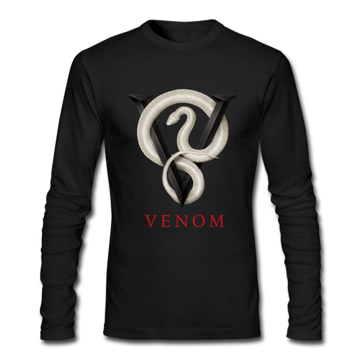 DeeliBullet For My Valentine BFMV Venom DIY Men's Long-Sleeve Fashion Casual Cotton T-Shirt