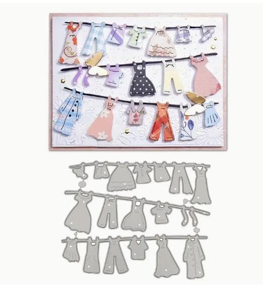 Fustella Metallica Per Scrapbooking - Stencil Taglio Carta 12.4x9.8cm Per Biglietti Fai Da Te - Foto 4