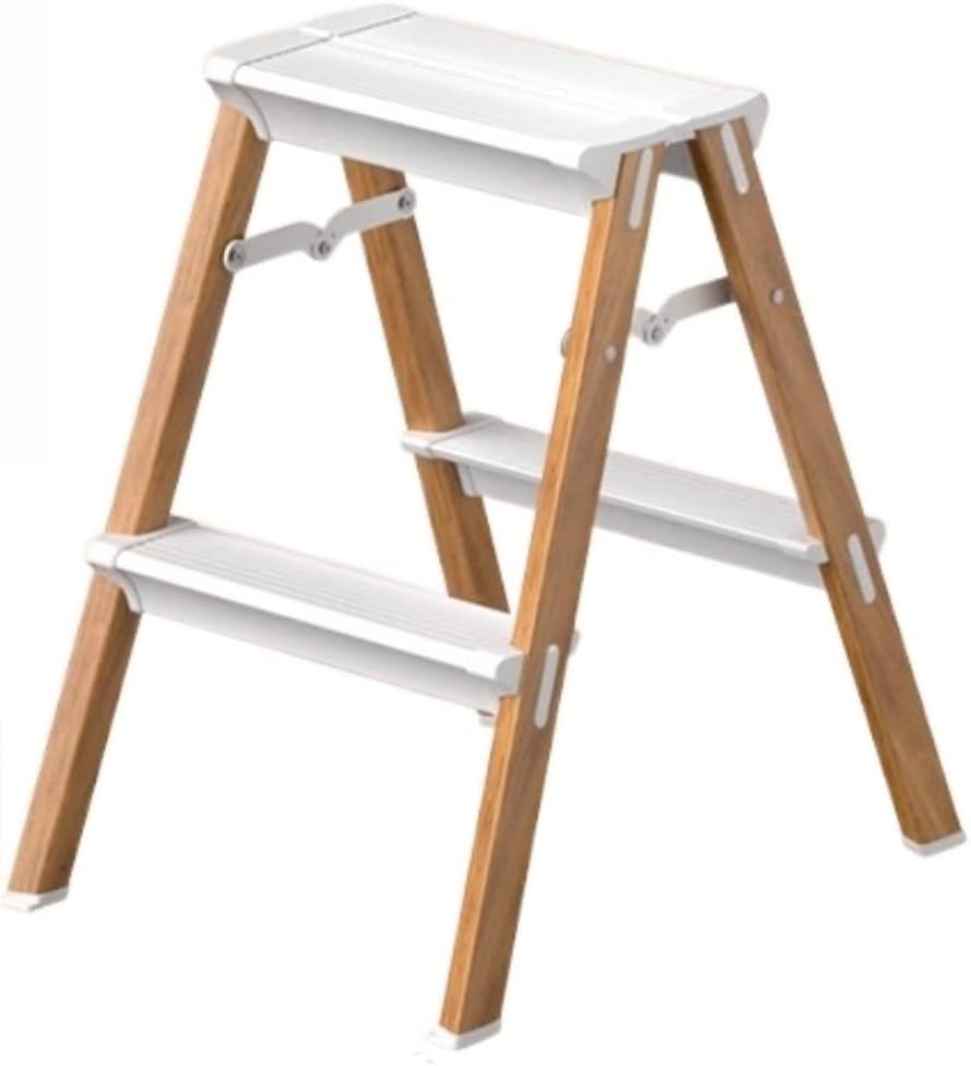 Step Ladder Family Small Folding Ladder Portable Step Ladders for All Kinds of Easy to Use Ladders 330 Lb Folding Ladder Telescopic Ladder(Color:B,Size:2-Step ladder)