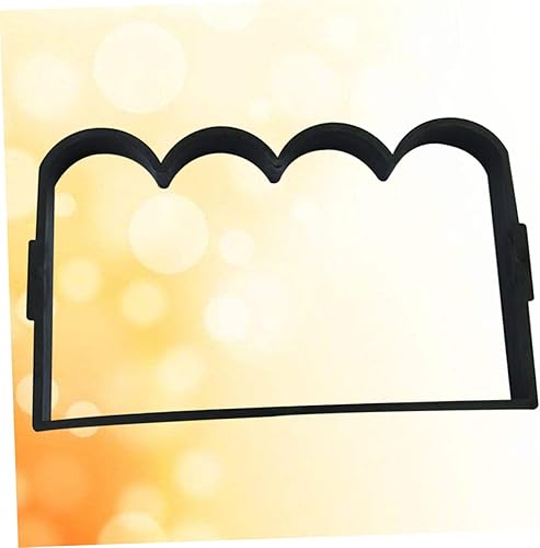 Miniatura 9 de SHOWERORO Valla de jardín Flor Ladrillo Cemento Moldes de hormigón Herramientas decorativas de esgrima Molde de cemento Molde de Cemento Herramienta