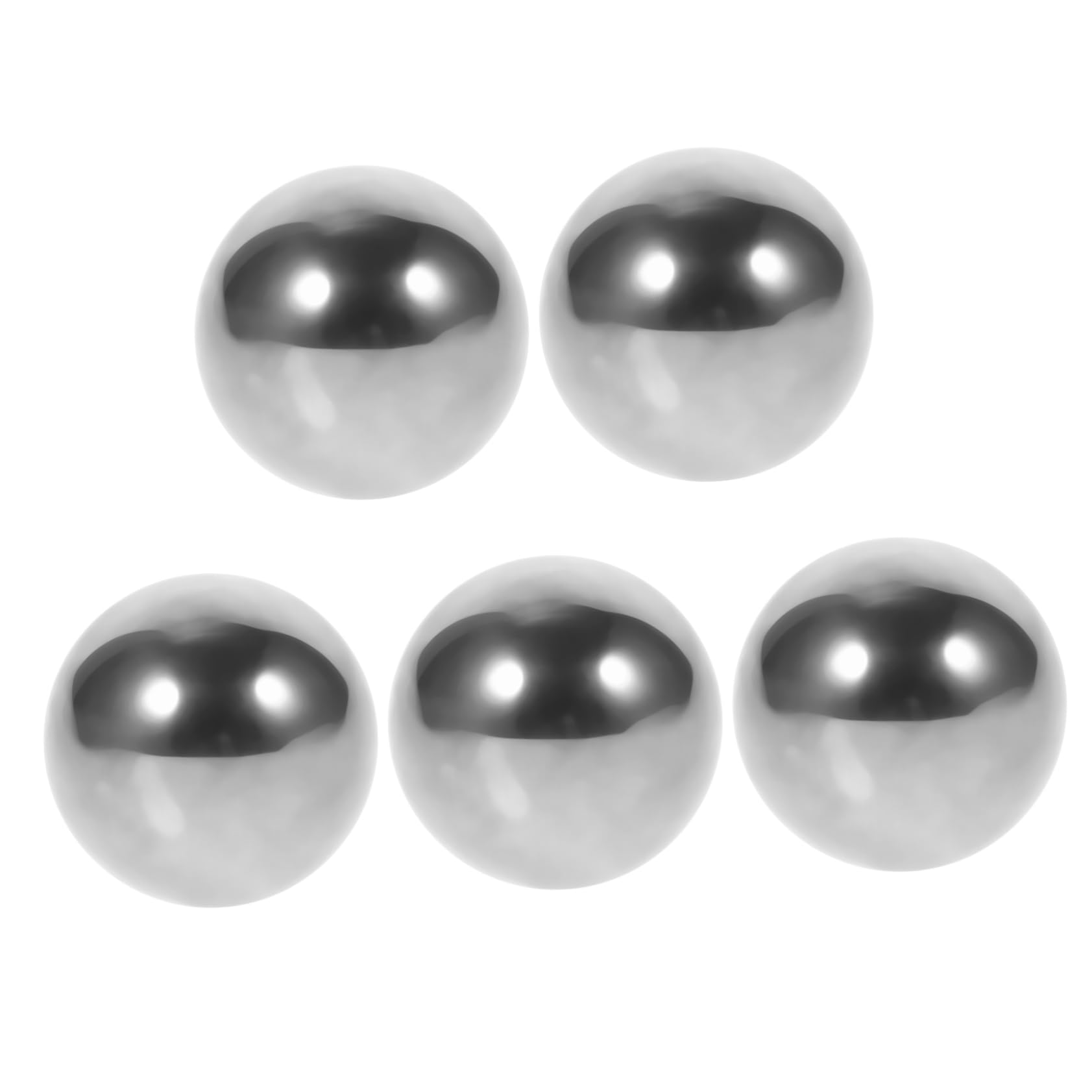 PRETYZOOM 5pcs High Precision Steel Ball for Bike Refrigerator Steel Bearing Ball Run Carbon Bearing