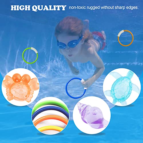 VIKSAUN Anelli da Immersione*4, Gemme Subacquee*3