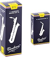 Vista 13 de Vandoren lengüetas tradicionales para saxo barítono, resistencia 2, caja de 5 unidades, 3