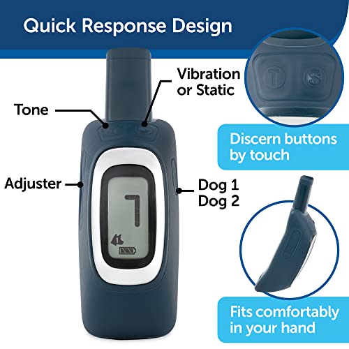 Petsafe 300 Yard Remote Training Collar – Smaller Version For Small Or Medium Dogs – Choose From Tone, Vibration, Or 15 Levels Of Static Stimulation – Medium Range Option For Training Off Leash Dogs #TOP3