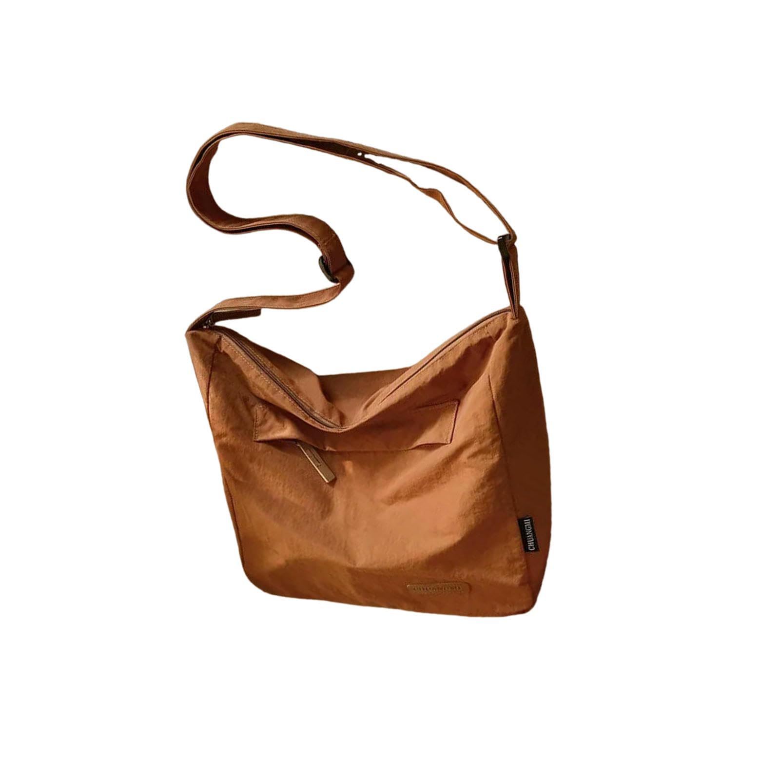 Sac a main femme a bandouliere en toile de style vintage marron