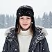 Ameble Fashion Winter Trapper Hat Fluffy Warm Winter Hat with Ear Flaps for Men Women Trapper, for Men, for Women, Ear Flap Black