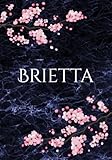 Brietta: personalized notebook Notizbuch with 110 lined pages  Journal 